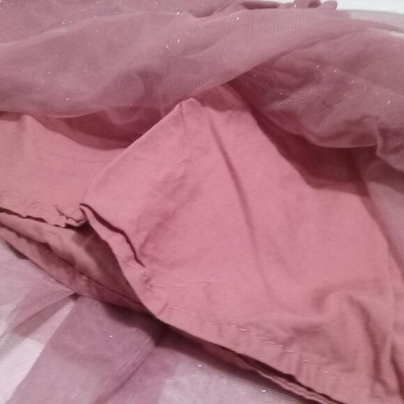 Cute hand made old-pink tutu skirt with layers of iridescent tulle - Picture 4 of 7